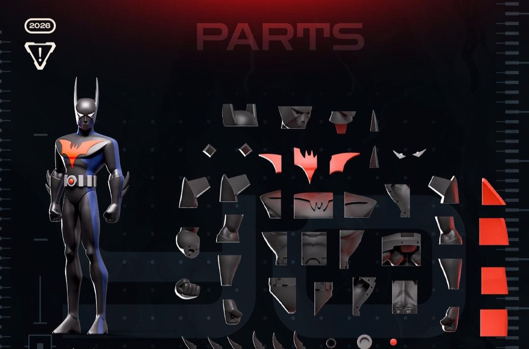 Life size 6ft 4in beyond batman model black no wings want wings message me extra by 3dCurioPrints