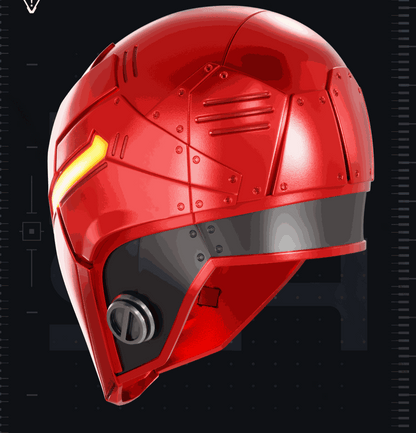 Immortal Red Hood helmet mask fitting heads up to 24 inches for cosplay