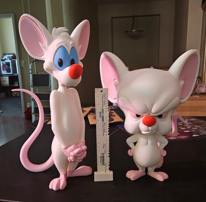 (2) pack 16" 1ft 4in Pinky + 1ft Brain by 3dCurioPrints