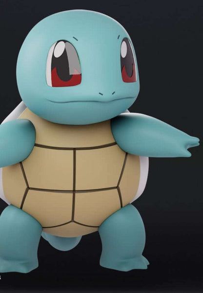 Full size 1ft 7in pokemon squirtle #0007 bust statue figure made to order by 3dCurioPrints