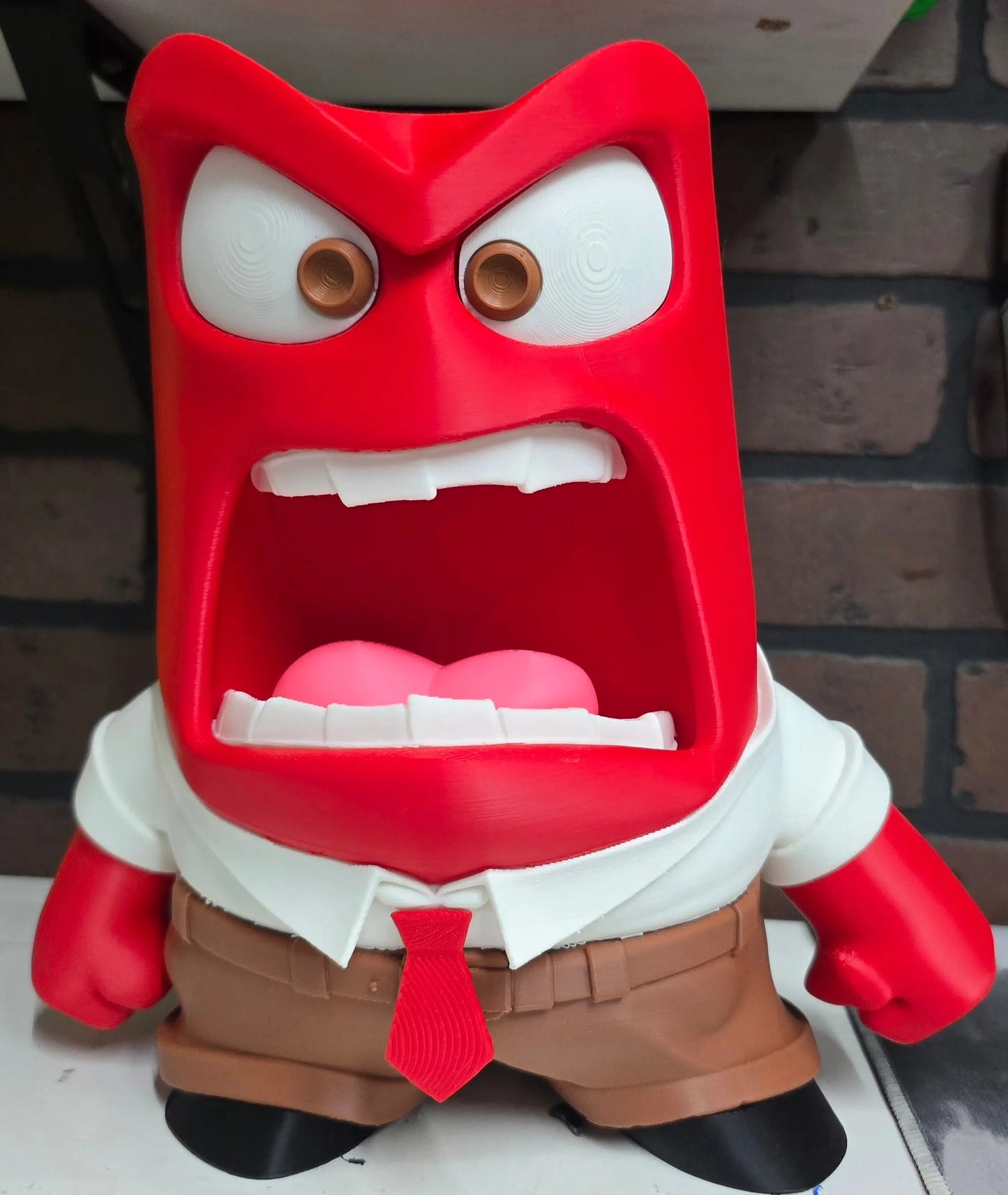 15" 1ft 3in Disney Anger Inside out life-size by 3dCurioPrints