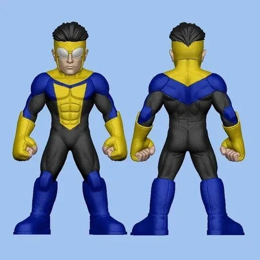 20" 1ft 8in Invincible yellow superhero suit bust