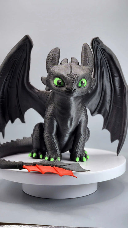 12" 1ft toothless from How to train your dragon tail glue your end by 3dCurioPrints