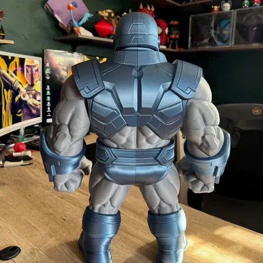24 inch Darkseid-inspired massive villain figure in navy or black finish