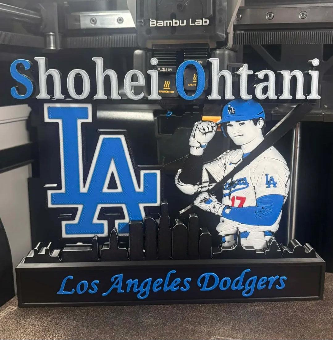 All sports 10-inch customizable nameplate featuring NFL, NBA, and MLB athlete names like Kobe, Jordan, LeBron, and Ohtani