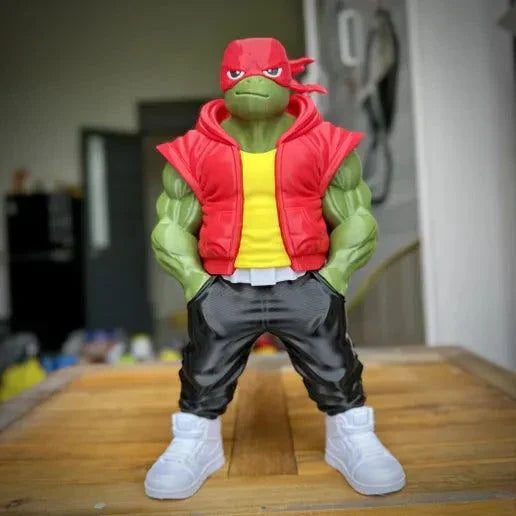 23-inch Raphael TMNT urban version statue bust with modern street-style design