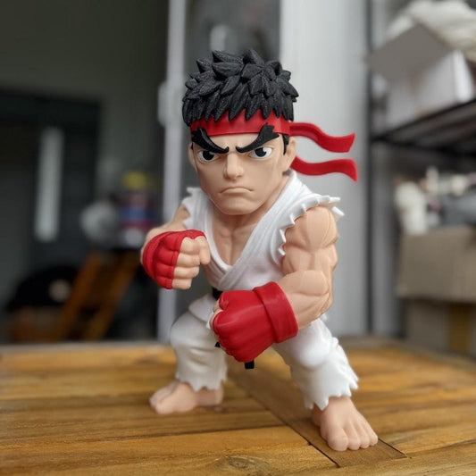 22-inch Ryu Street Fighter bust statue for gaming collections and display
