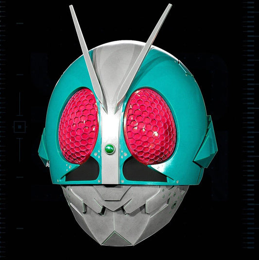 Shin Kamen rider mask fitting heads up to 24 inches with 5-day make time