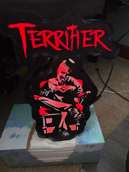 Terrifier 10" lightbox art the clown 1-2 days shipped by 3dCurioPrints