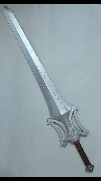Masters of the Universe He-Man sword broken in pieces ready for assembly