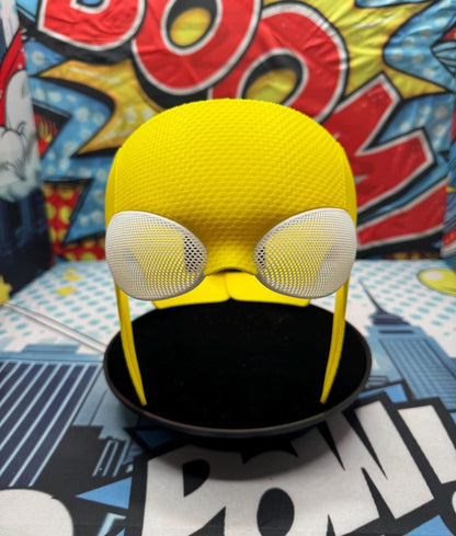 Invincible mask helmet superhero vigilante cosplay in yellow and blue color options