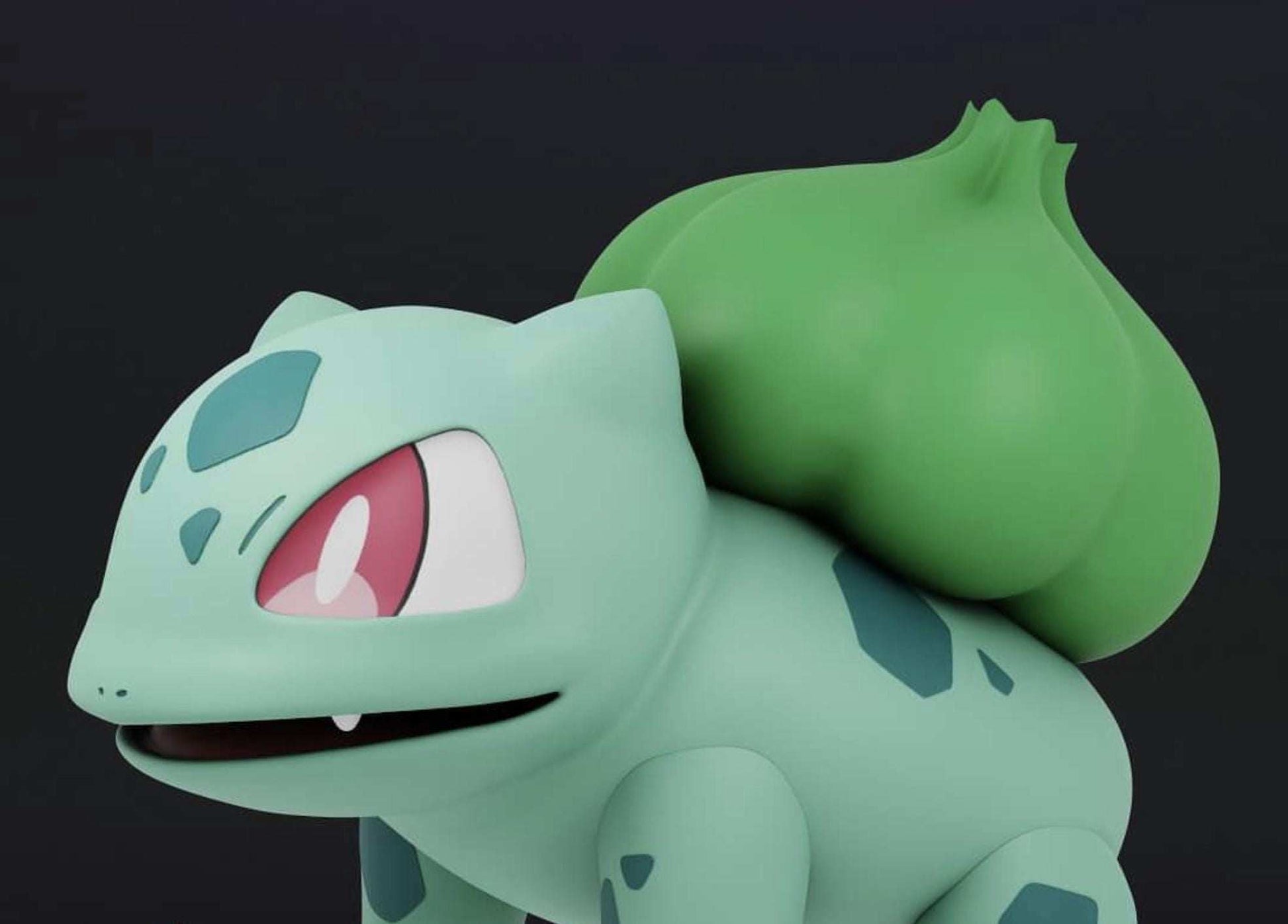 Full size bulbasaur pokemon 2ft 3 in made to order #0001 by 3dCurioPrints