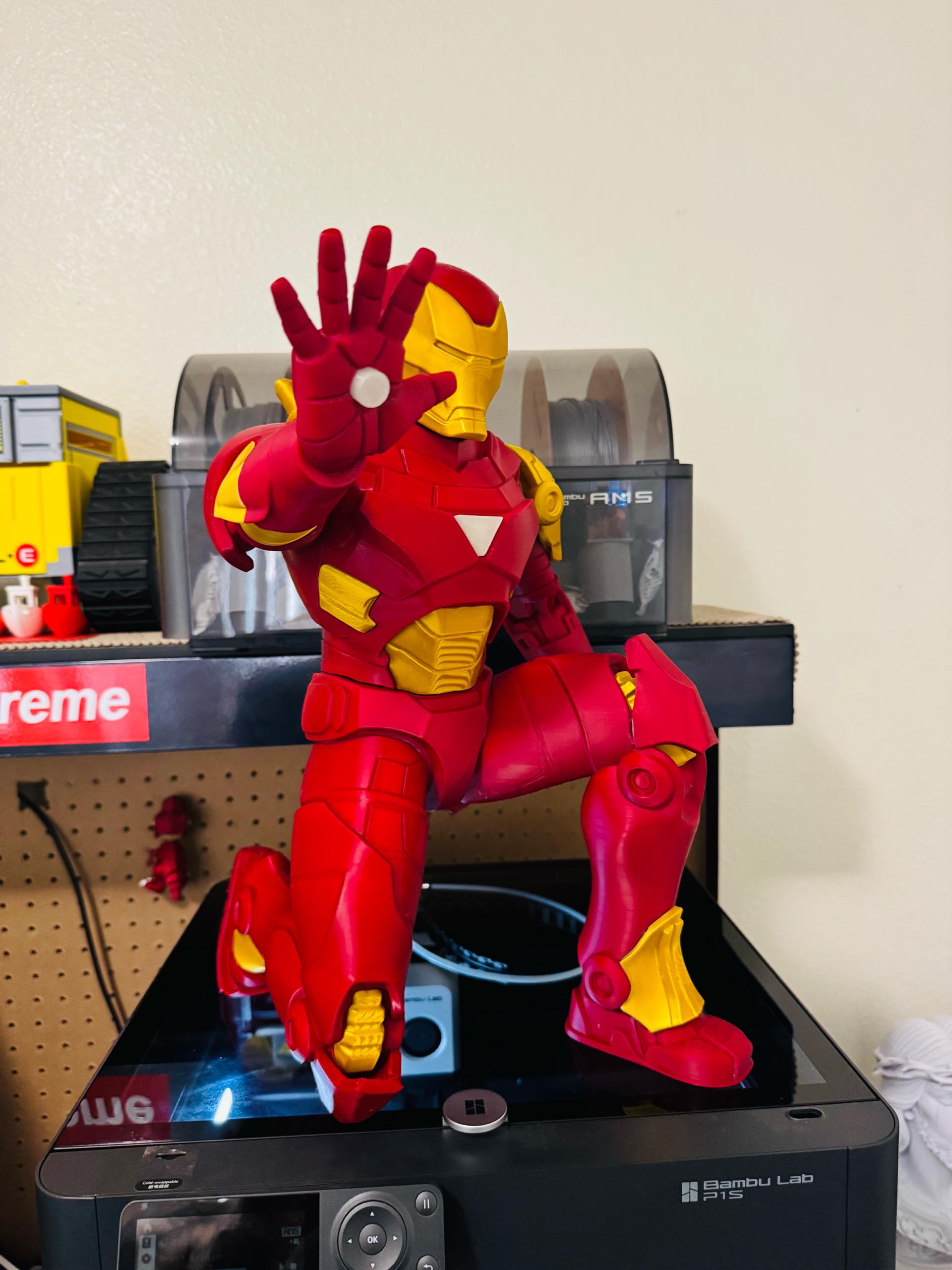 20" 1ft 8in Iron man some will be in piece use glue by 3dCurioPrints