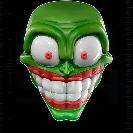 The Mask movie-inspired cosplay mask with magnetic closure and customizable mouth color