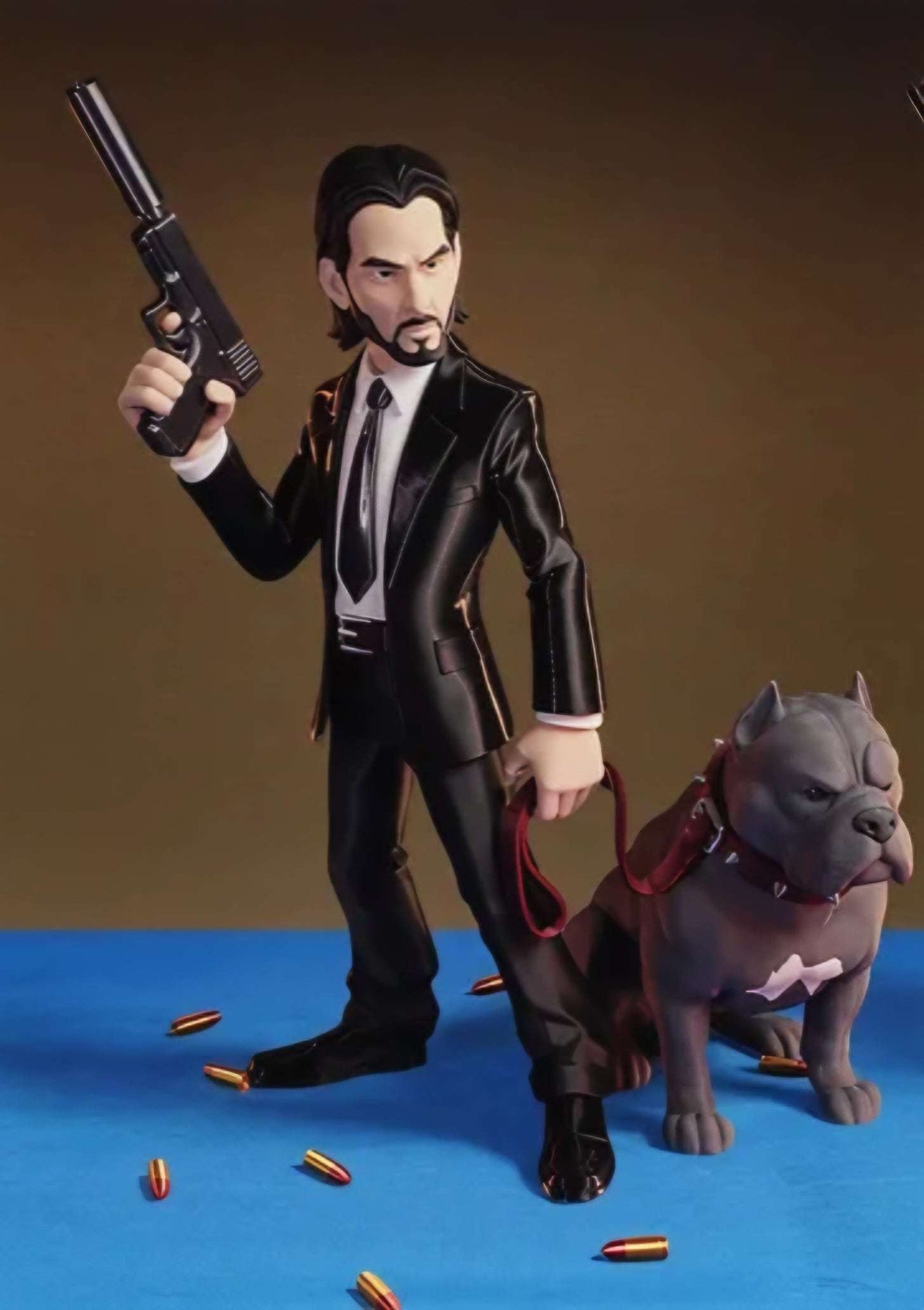 21" 1ft 9in John Wick and dog massive by 3dCurioPrints