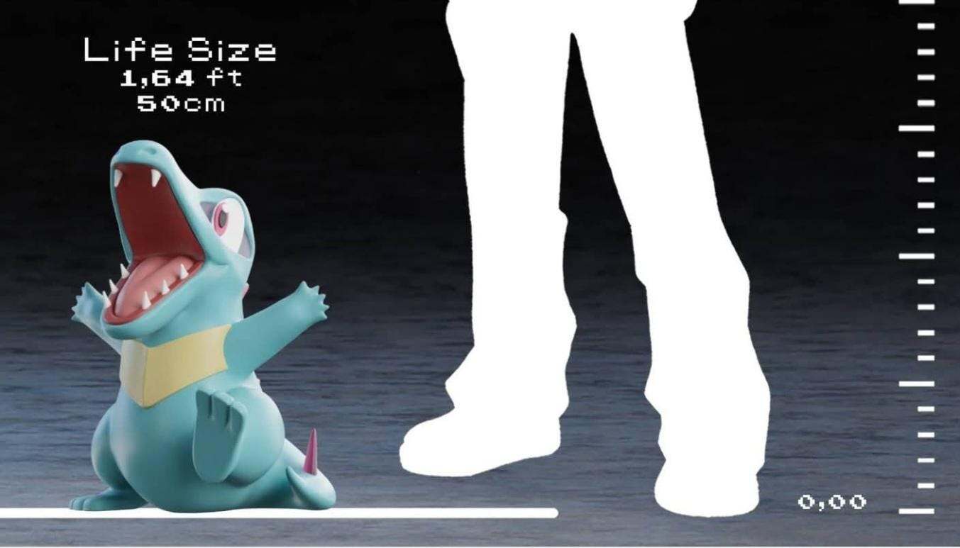Large 1ft 6in pokemon #0158 totodile full size life size made to order by 3dCurioPrints