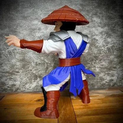 22-inch Raiden Mortal Kombat MK2 bust collectible figure by 3dCurioPrints with hand-finished high detail