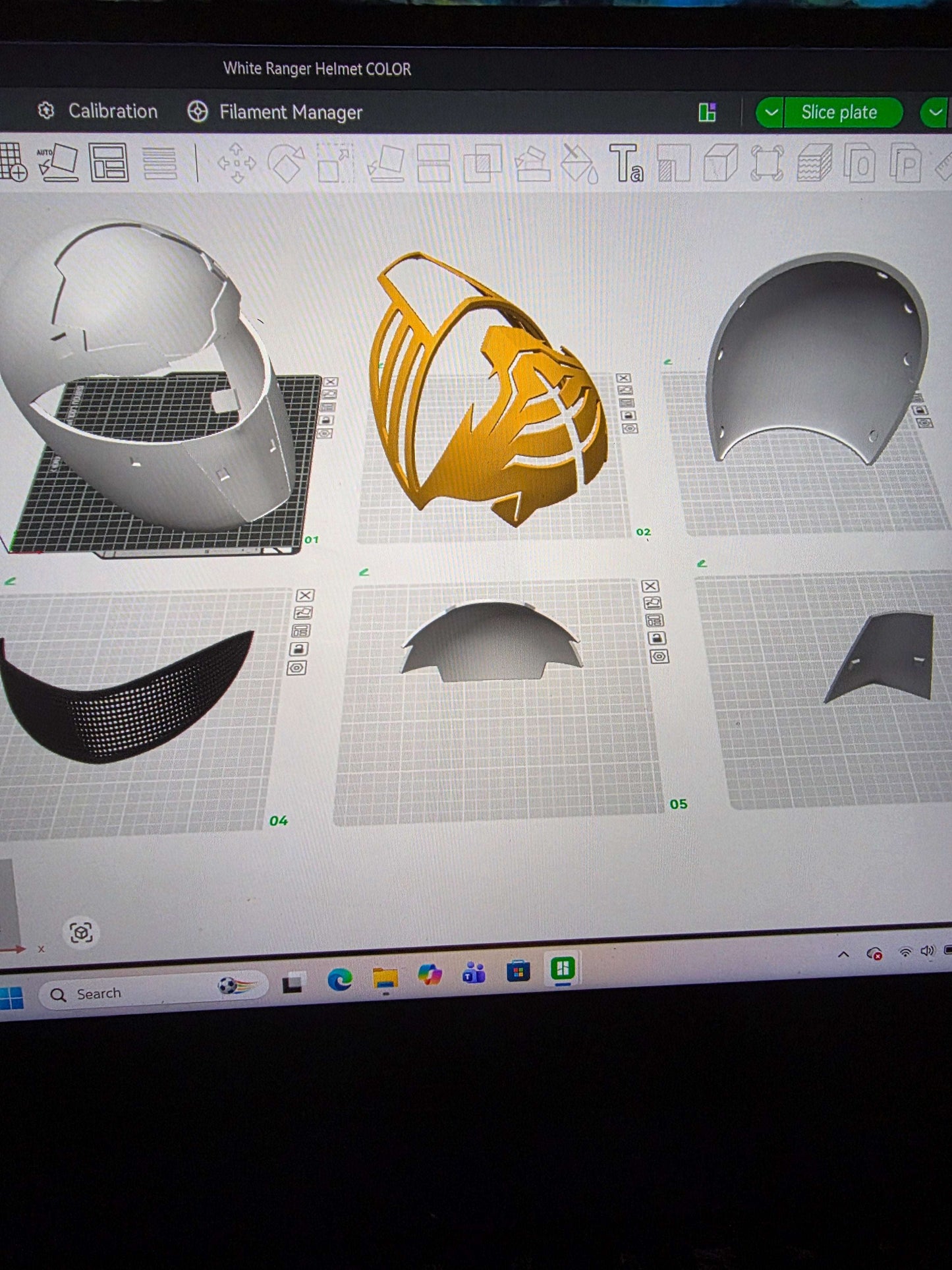 Full size white power ranger helmet mask with magnets