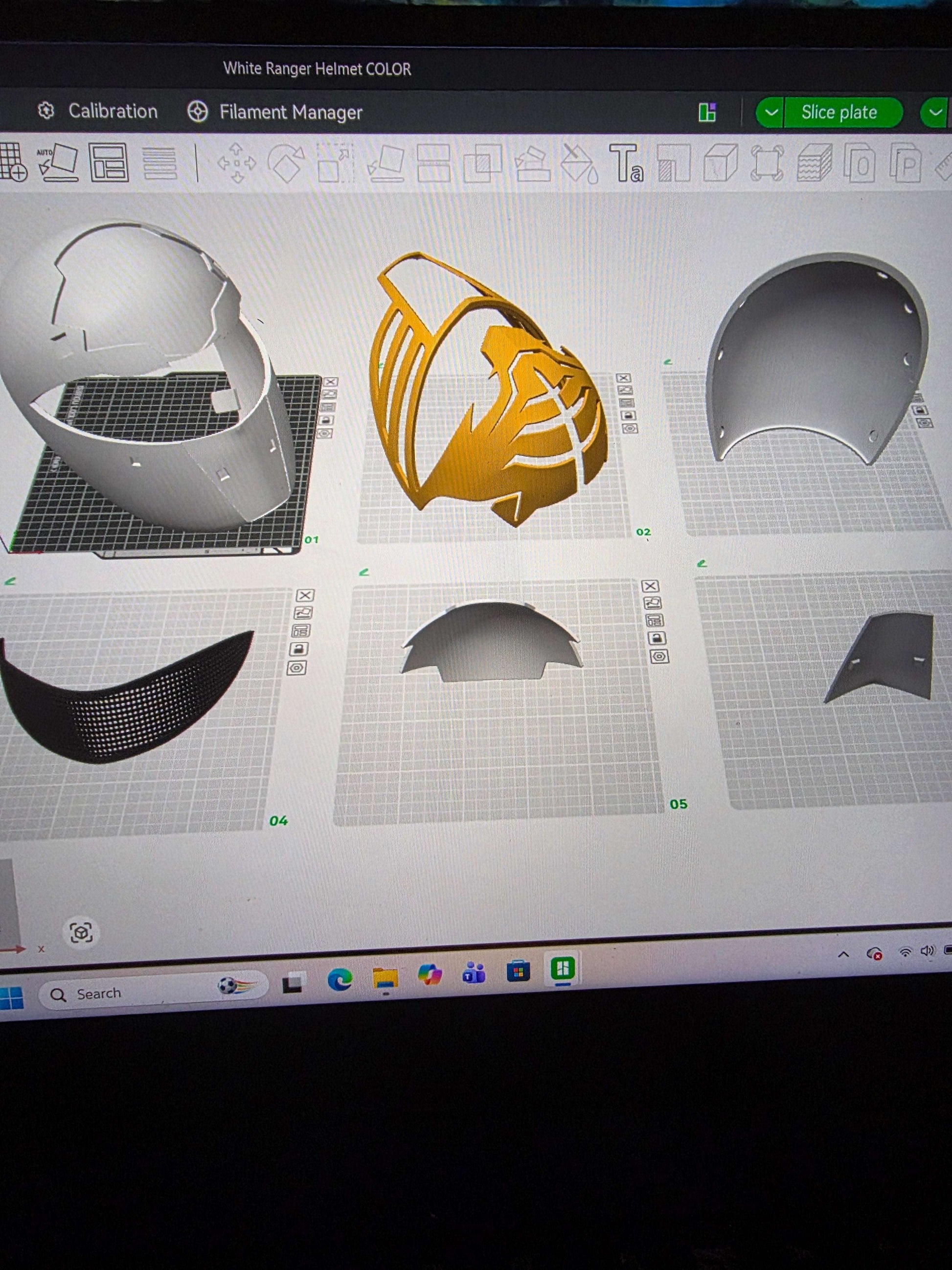 Full size white power ranger helmet mask with magnets