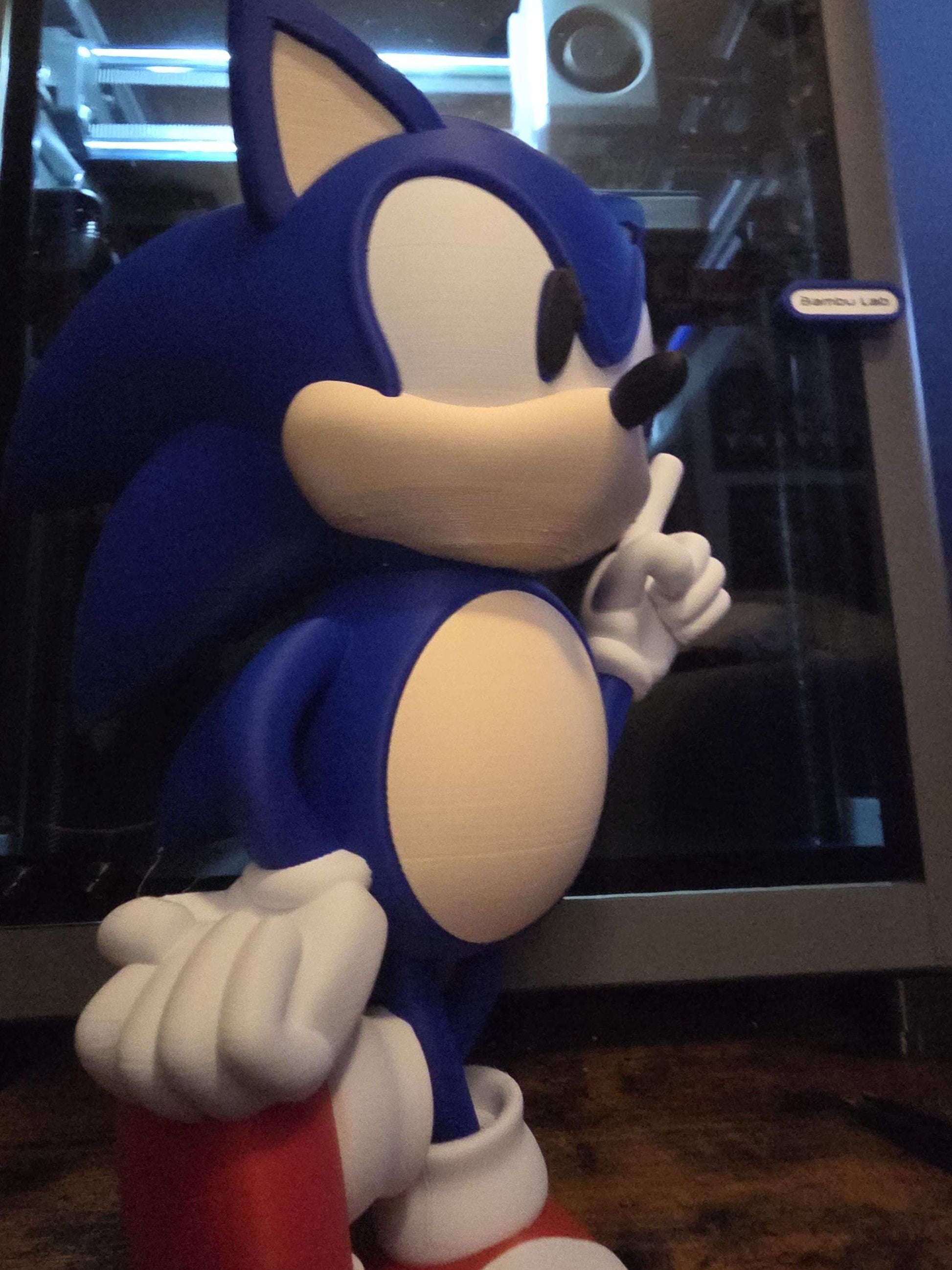 10" Sonic figure bust statue figure ready to ship by 3dCurioPrints