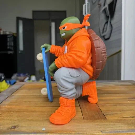 16-inch Michelangelo TMNT urban version figure standing tall