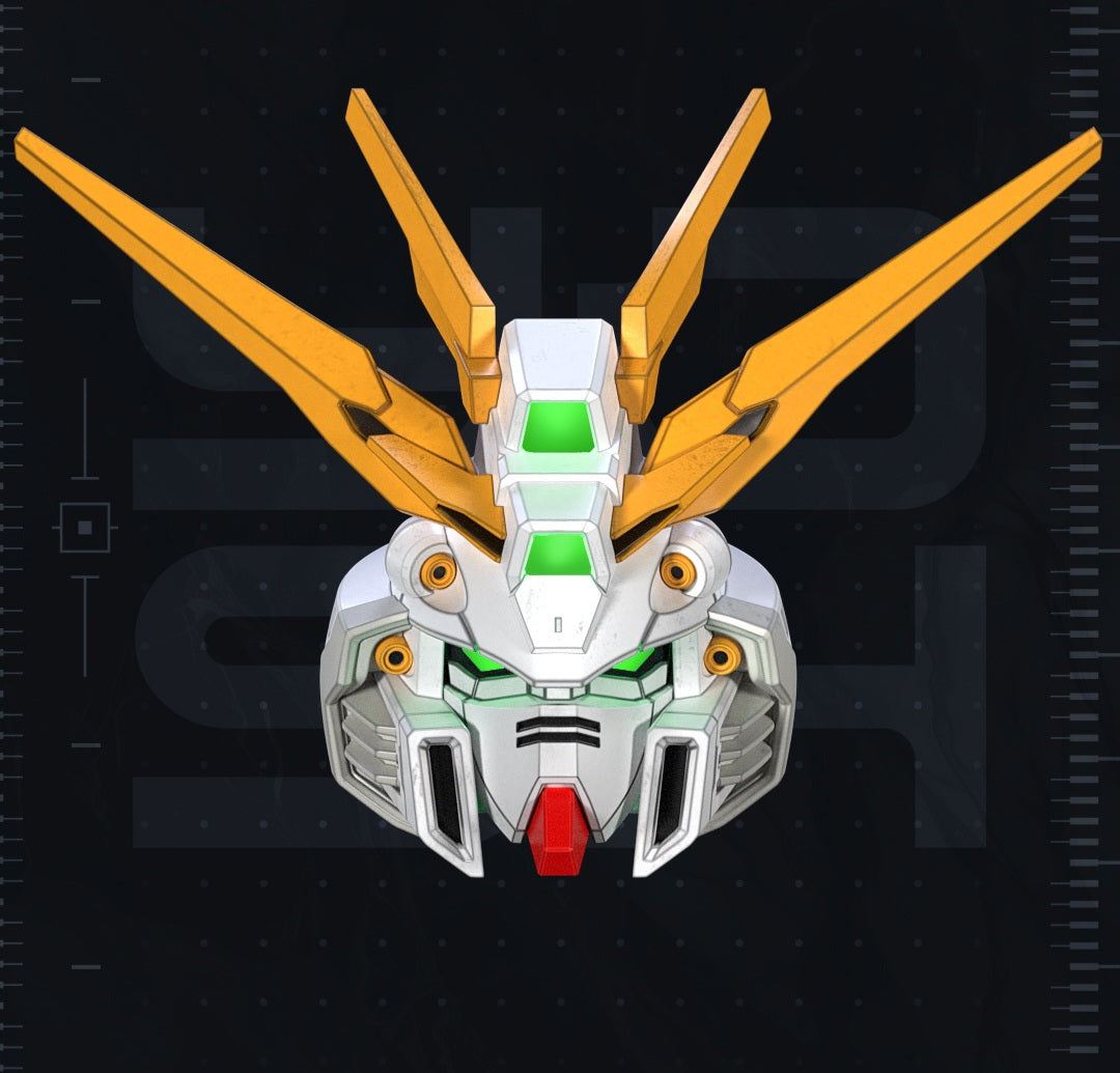 God Gundam Helmet Mask for cosplay fitting heads up to 24 inches