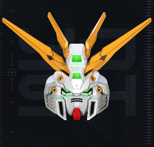 God Gundam Helmet Mask for cosplay fitting heads up to 24 inches
