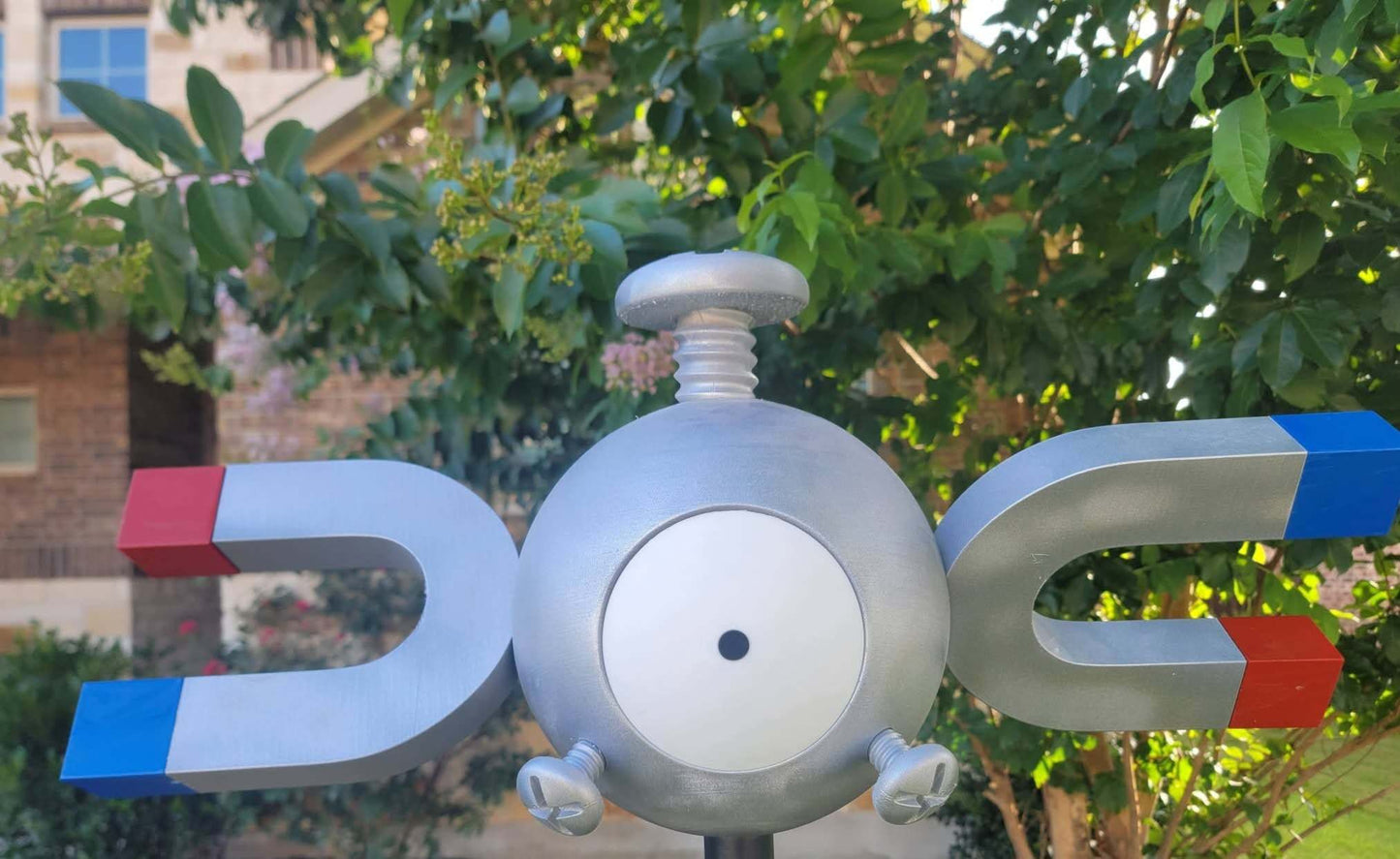 Life size 1ft tall Pokémon Magnemite figure full-size #081 collectible display