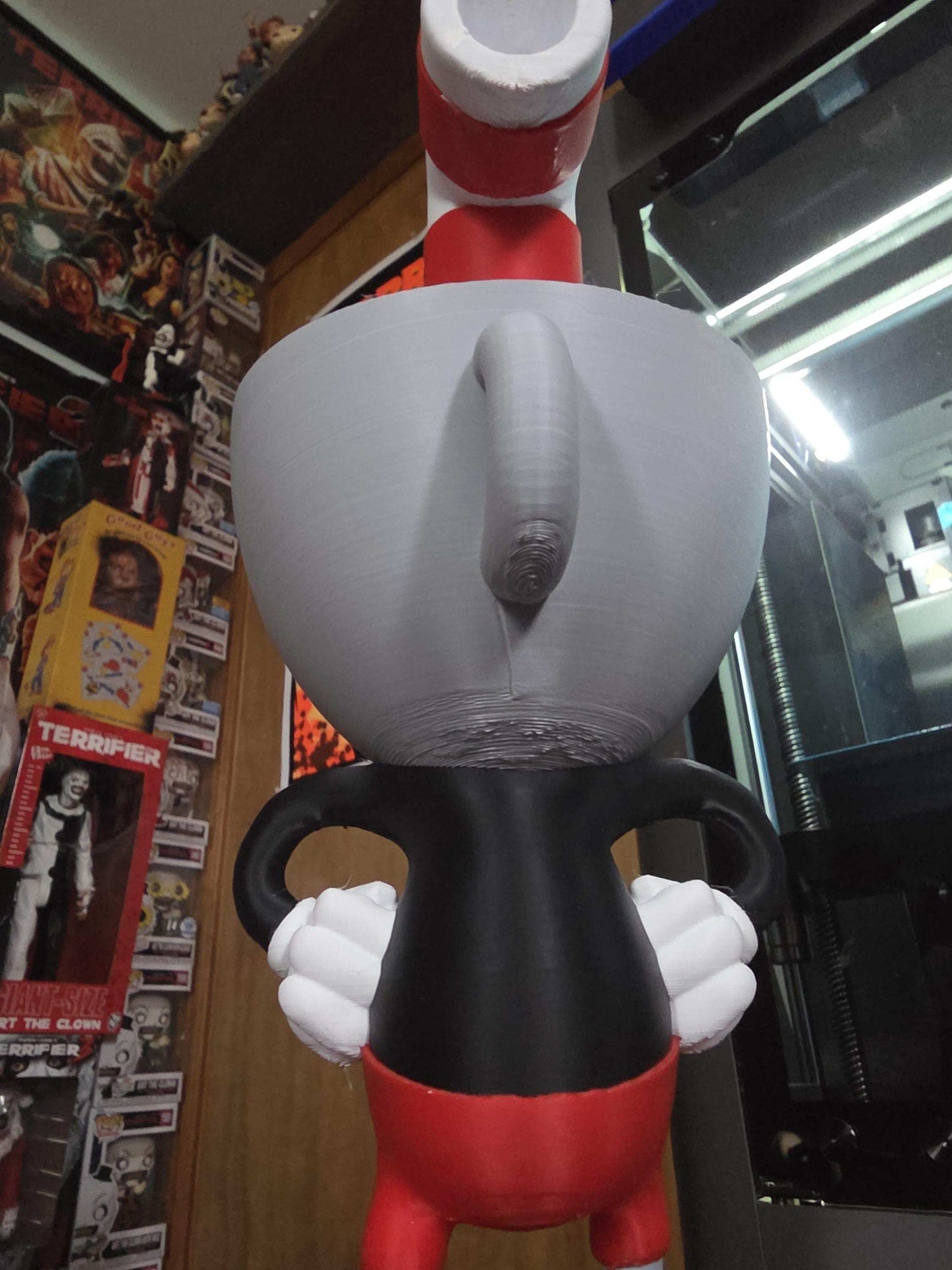 Large 10" cuphead bust statue figure made to order by 3dCurioPrints