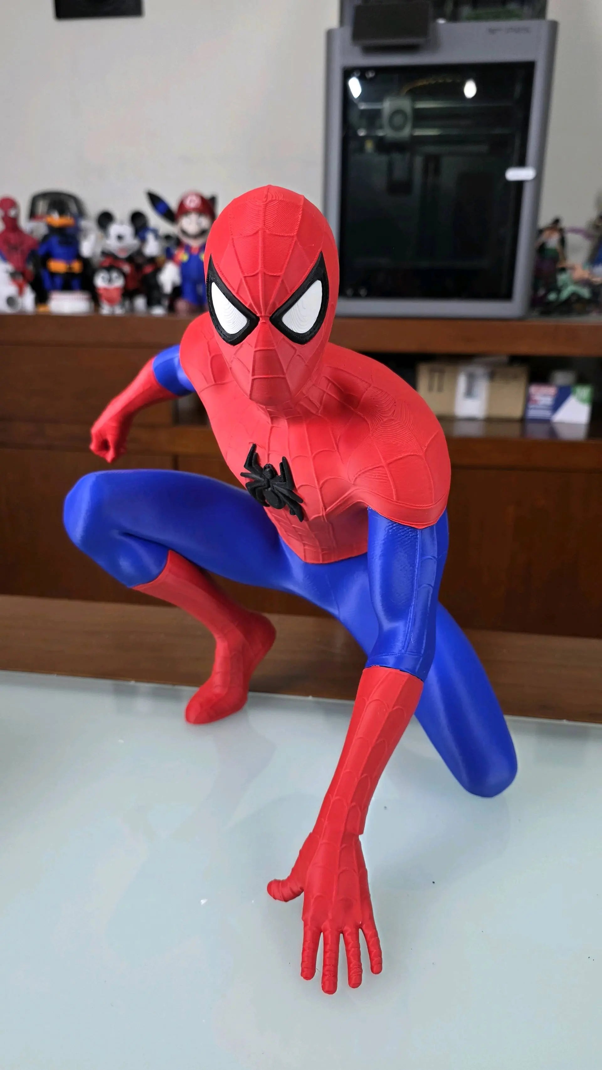 16" 1ft 4in Spiderman due to shape arm and leg glued on your end by 3dCurioPrints