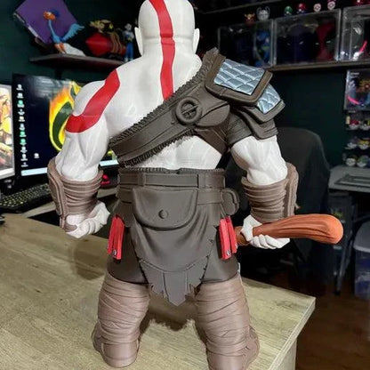 25 inch massive Kratos God of War bust with huge sword collectible display piece