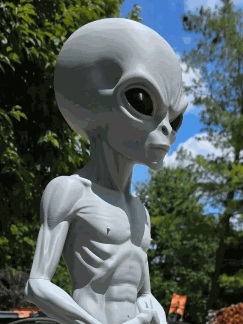 3 Ft Alien the Leader Prop Inspired By 1947 Roswell Incident by 3dCurioPrints