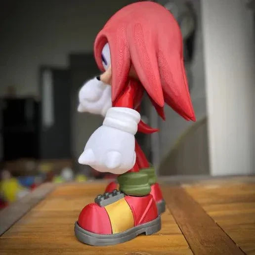 19" Knuckles bust statue from Sonic the Hedgehog for display and collection