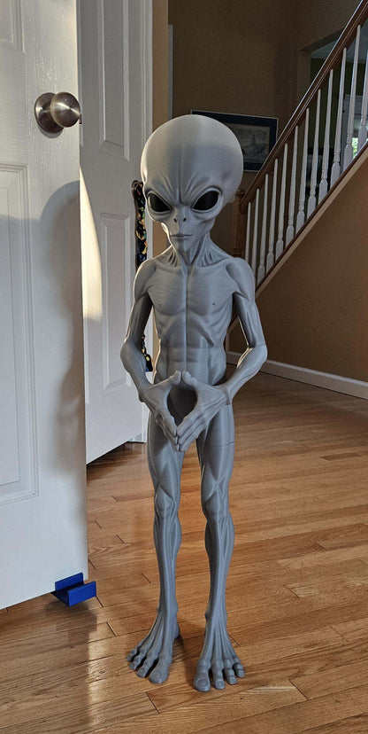 3 Ft Alien the Leader Prop Inspired By 1947 Roswell Incident by 3dCurioPrints