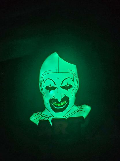Art the Clown Terrifier LED backlit horror lightbox display