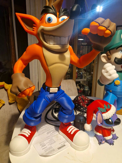 22" 1ft 10in Crash Bandicoot by 3dCurioPrints