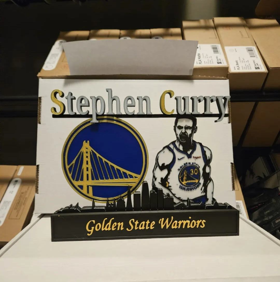 All sports 10-inch nameplate featuring NFL, NBA, MLB athletes like Jordan, Kobe, LeBron, Curry, Ohtani, and Brady