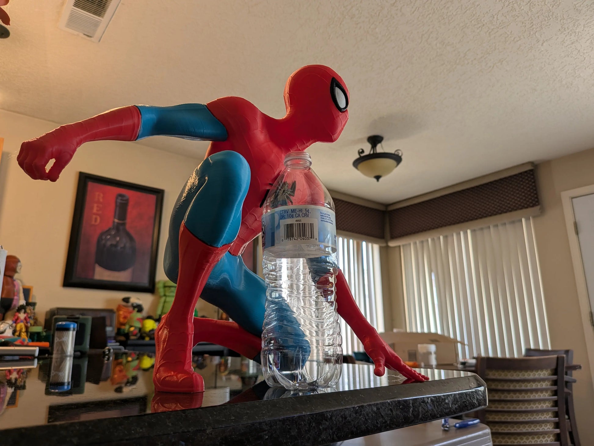 16" 1ft 4in Spiderman due to shape arm and leg glued on your end by 3dCurioPrints